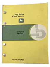 JOHN DEERE TRACTOR SERVICE MANUAL 3000 SERIES WHEEL SM-2041 Vtg 1961 Original picture