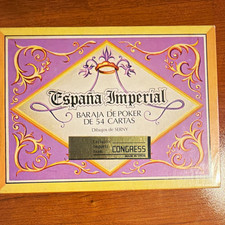 Vintage 1983 Fournier España Imperial Playing Cards Double Deck Sealed SERNY picture