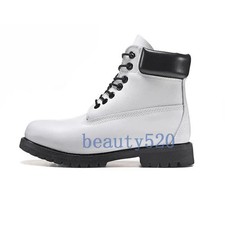 Mens Classic Leather Slip Waterproof Boot Durable Work Shoes Outdoor Ankle Boots picture