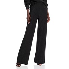 Chiara Boni La Petite Robe Women Black Lurex Starry Knit Nazife Pants Size US 6 picture