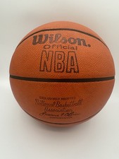 *Vintage* Wilson NBA Ball - Official Leather Basketball Larry O'Brien Lawrence picture