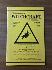 Rare Vintage 1942 Illustrated Edition The Realness Of Witchcraft In By America picture