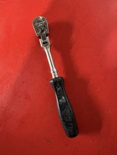 Snap On Tools 1/4 Drive Flex Head Ratchet TM835 Black Handle picture