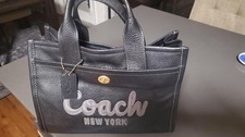 new coach handbags large leather tote shoulder picture