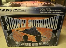 Rare Vintage Philips Magnavox Simply Surround Speakers Feel The Sound NIB  picture