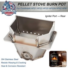 Heavy Duty Burn Pot For Comfortbilt HP22 HP22N HP22i HP61 HP21 Stainless Steel picture