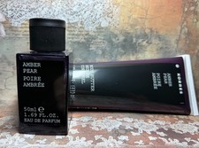 Korres Amber Pear Eau de Parfum 1.69 fl oz & Body Butter 7.95 fl oz-NIB-Pristine picture