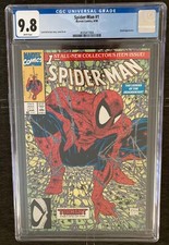 SPIDER-MAN #1 CGC 9.8 White Pages Marvel Comics (1990) Todd McFarlane Cover picture