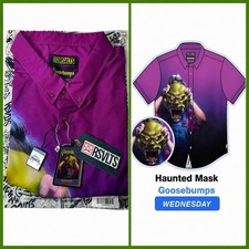 RSVLTS Goosebumps Haunted Mask 4XL SDCC 2025 Exclusive KUNUFLEX Shirt NEW picture