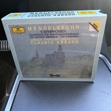 CLAUDIO ABBADO - MENDELSSOHN 5 symphonies, 3 overtures - DGG 4xCDs NM picture