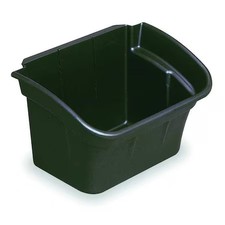 Rubbermaid Commercial Fg335488bla Utility Bin, 4 Gal., Black, 17 In. W picture