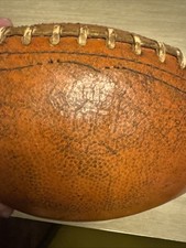 Vtg 1950s Hutch Leather Football 95B Babe Parilli Pro Professional Model Ball picture