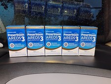 Lot Of 5 BAUSCH + LOMB PRESERVISION AREDS 3 EYE VITAMIN X5 ACTION 120x5  (600) picture