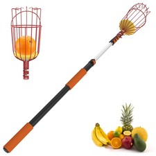 SISIUPASSIE 26FT Reach Fruit Picker, Apple Picker Pole with Basket Telescopin... picture