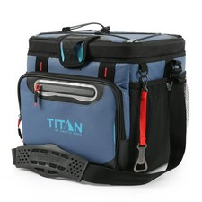 Titan by Arctic Zone 24 Can, 16 Quart Zipperless Soft Cooler, Ocean Blue picture