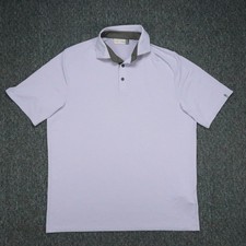 Kjus Shirt Mens Large Purple Savin Structure Polo Short Sleeve Stretch Golf picture