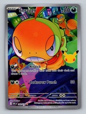 Scraggy Holo Illustration Rare ME: 30th Celebration 140/128 NM picture