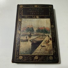 Antique A Child's Garden of Verses Stevenson Henry Altemus Co Decorative HC picture