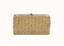 Hobo International Lauren Clutch Wallet In Twilight Fern Suede NEW w Tags picture