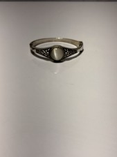 Vintage Moon Stone Bracelet 925 Silver Plated picture