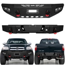 Vijay For 2000-2006 Toyota Tundra Steel Front/Rear Bumpers w/Winch Plate+Lights picture
