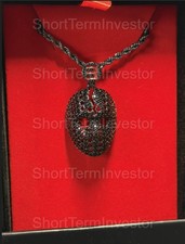 Eminem Hockey Mask Diamond Pendant & 24
