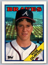 1988 Topps Tom Glavine Rookie RC Atlanta Braves #779 80s 90s MLB HOF Qty Avail+ picture