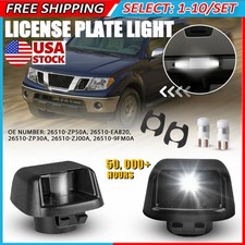 2-20x License Plate Light Housing &T10/194 Bulb Fit Nissan Frontier Armada Titan picture
