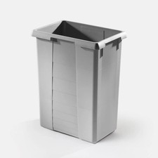 Hailo 42 Liter Replacement Waste Bin Gray Euro Cargo Trash Insert (German-Made) picture