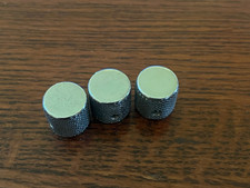 vintage 1970s? set Fender chrome volume tone control knobs Precision Telecaster picture