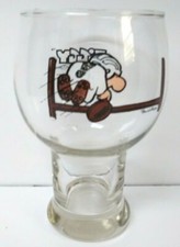 Vintage ZIGGY Football Glass 1976 Tom Wilson ZIGGY Beer Glass Universal Press  picture