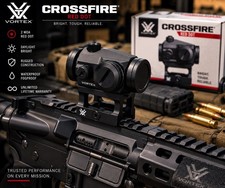 Vortex Crossfire Red Dot 2 MOA 50,000 Hour Battery Life Mount Included CF-RD2 picture
