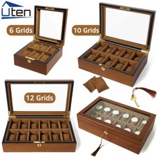 2/3/6/10/12/24 Slots Watch Box Watch Case Watch Display Case Luxury Organizer picture