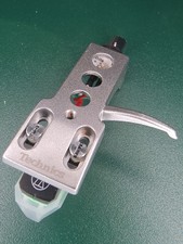 GENUINE Audio-Technica ATVM95E Cartridge with TECHNICS style Silver Headshell  picture