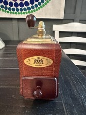 Beautiful Zassenhaus Vintage Hand Coffee Grinder RARE Gold Made in West Germany  picture
