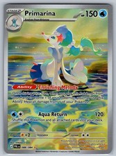 Primarina 088/084 NM/M Pitch Black IR Pokemon Holo T00277 picture