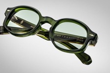 Jacques Marie Mage Petrutsi Sunglasses Olive Green Acetate Frame Light Lens picture