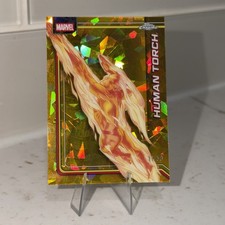 2026 Topps Chrome Marvel Sapphire Human Torch Gold /50 picture