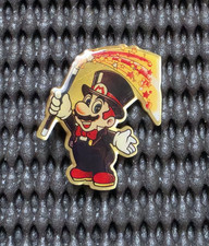 Vintage Nintendo Super Mario All Stars SNES Famicom Pin Badge Rare Promo Handout picture