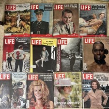 LIFE Magazines 6 from 1950’s. 1960’s & 1970’s Issues All In Protective Sleeves picture