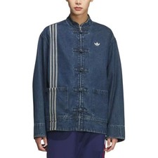 Adidas Originals Year of the Snake CNY Unisex Blue Denim Jacket JZ9928 Brand New picture