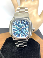 Maen x IFL Watch Swiss Automatic Gotham Manhattan After Dark Hand Painted Dial picture