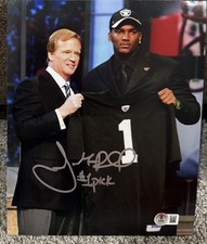 Jamarcus Russell #1 Draft Pick Autographed Signed 8x10 Photo BAS Oakland Raider picture