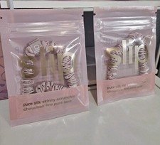 Slip Pure Silk Skinny Scrunchie Hair Tie set picture