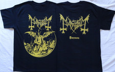 Collection Mayhem Band Daemon Album Cover Cotton Black S-5XL T Shirt UR676 picture