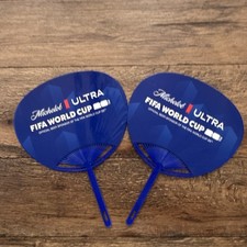 Michelob ULTRA FIFA World Cup 2026 Handheld Folding Fans Lot of 2 picture