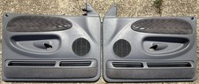 1998-2001 Dodge Ram 1500 2500 Front Driver & Passenger Door Panels Set Gray OEM picture
