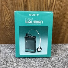 FMstereo /AM  vintage Sony Walkman 2 Band Receiver, SRF-22W , Open Box , NOS picture