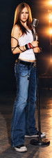 GIANT 2’X6’ VINYL BANNER - AVRIL LAVIGNE picture
