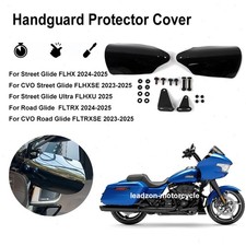 Black Front Hand Guard Protector Kit For Harley CVO Road Glide FLTRXSE 2023-2026 picture